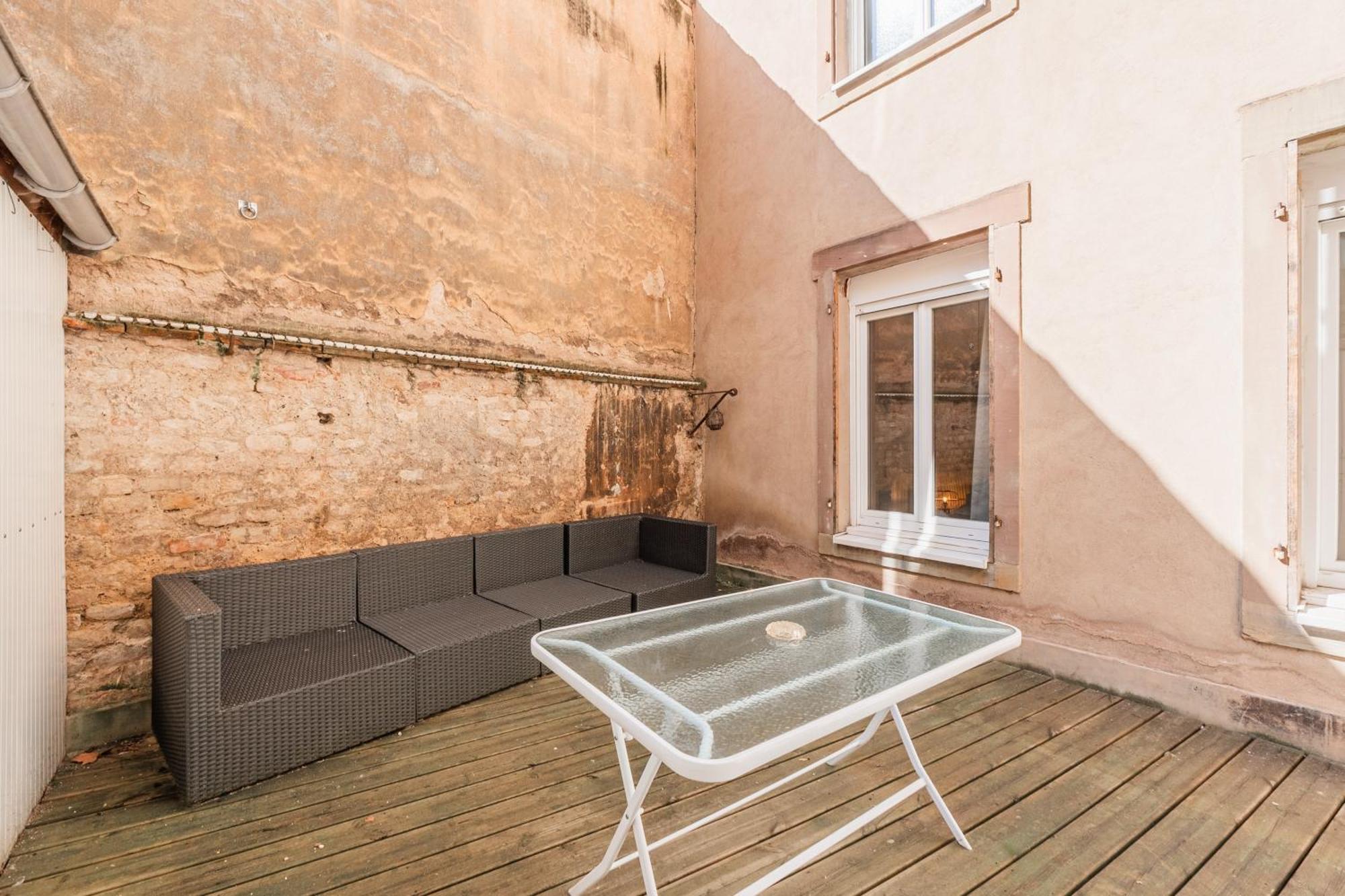 L'Ecrin Strasbourgeois - T3 Avec Grande Terrasse Leilighet Eksteriør bilde